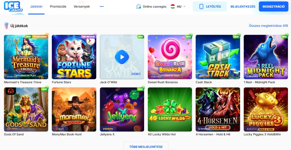 Ice Casino Ingyenes Pörgetések